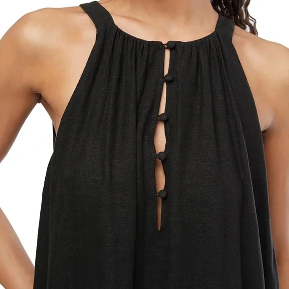 WeWoreWhat Black Halter Sleeveless Maxi Dress - Picture 3 of 3